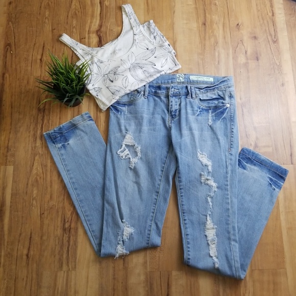 Flying Monkey Denim - Flying Monkey Distressed Jeans Size 28
